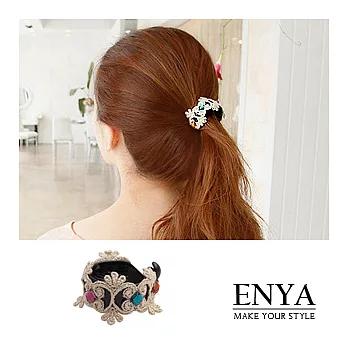 Enya★典雅曲調寶石配色髮抓夾