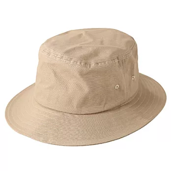 [MUJI 無印良品]棉質有簷帽米色