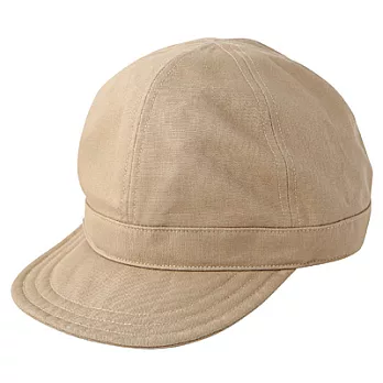 [MUJI 無印良品]棉質棒球帽米色