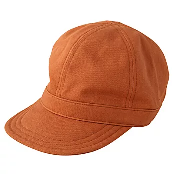 [MUJI 無印良品]棉質棒球帽橘色