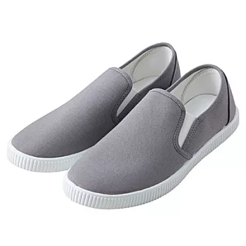 [MUJI 無印良品]無印良品]棉質基本便鞋25.5~26.0c灰色