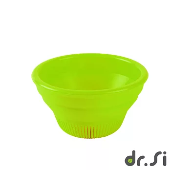【Dr.Si】安全攜帶矽膠摺疊碗(綠)