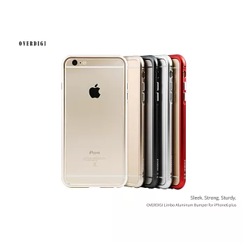 OVERDIGI Limbo iPhone6 Plus 質感航太鋁合邊框消光金