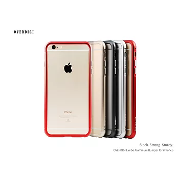 OVERDIGI Limbo iPhone6 質感航太鋁合邊框消光紅