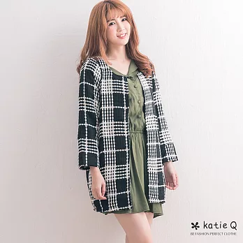 【KatieQ】設計名品時尚造型外套(2色)-M-XLM黑