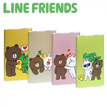 LINE FRIENDS 8000mAh 亮彩極薄行動電源(LN-PBA8000B)-LN-PBA8000BPK粉