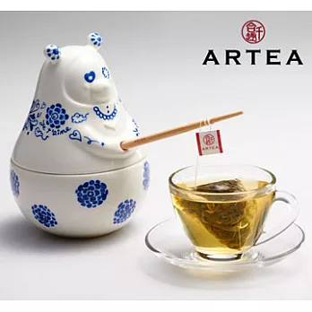 ARTEA愛青瓷Tea熊罐(阿里山仙霧高山茶)3gX12包