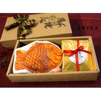 ARTEA[喝喜有魚]台灣茶包禮盒(3gX6包+鯛魚燒包)羊年限定