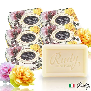 【義大利Rudy Profumi】米蘭古典牡丹保濕香皂150g六入組