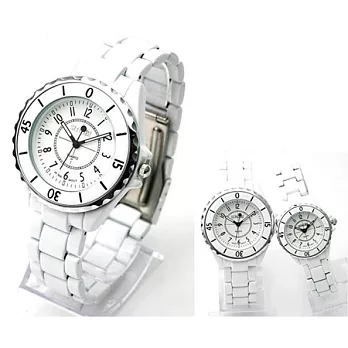 Watch-123 超級夢幻12經典時尚腕錶 (4色任選)白色大盤