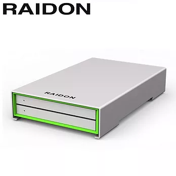 RAIDON 2.5吋USB3.0/2bay磁碟陣列設備－GR2660-B3