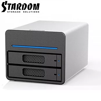 STARDOM 3.5吋/2.5吋USB3.0/eSATA /2bay磁碟陣列設備－ST2-SB3