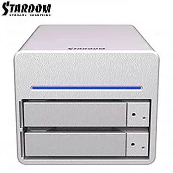 STARDOM 3.5吋/2.5吋USB3.0/FW800/2bay磁碟陣列設備－ST2-WB3