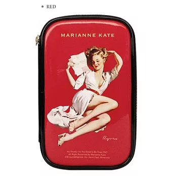 Marianne Kate 好萊塢魅力系列 隨身化妝包 大魅力紅
