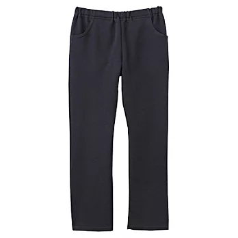 [MUJI 無印良品]兒童有機棉混每日兒童服直筒褲130深藍