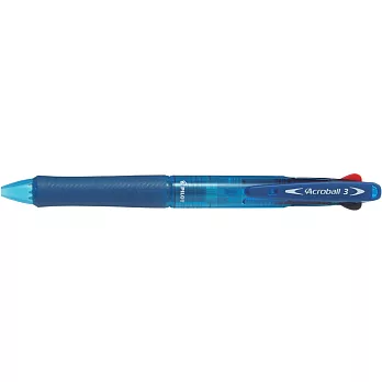 百樂三色輕油舒寫筆0.7藍