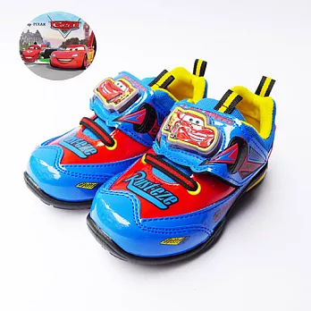 Disney迪士尼Cars閃電麥坤_電燈童鞋20藍色