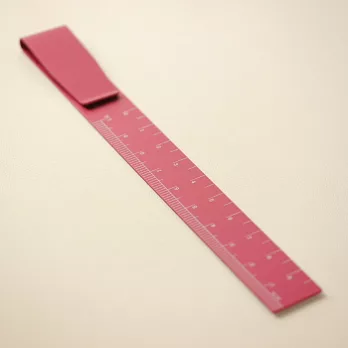 【HIGHTIDE】新版可夾式金屬尺(Pink)