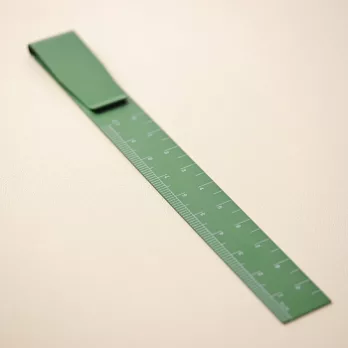 【HIGHTIDE】新版可夾式金屬尺(Green)