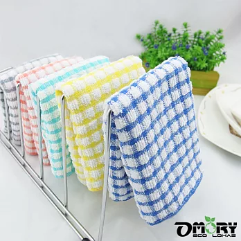 【OMORY】方格棉質擦拭/抹布- 隨機4入