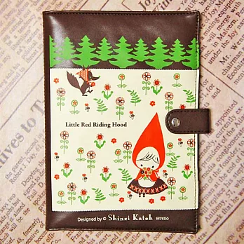 《Shinzi Katoh 加藤真治》小紅帽PU多功能手帳套附萬用日誌本