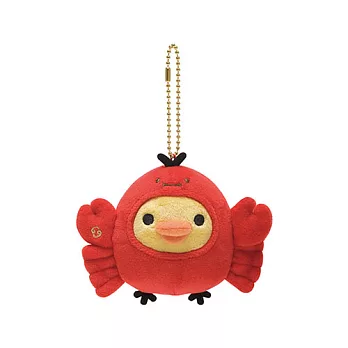 San-X 拉拉熊12星座毛絨公仔吊飾。小雞巨蟹座