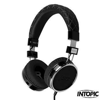 INTOPIC 廣鼎-摺疊音樂耳機麥克風 JAZZ-M500尊榮黑