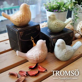 TROMSO陶瓷擺飾-幸福鳥兒(4入組)