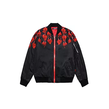 【DEBRAND】吳克群 Dreamcatcher補夢網系列 紅羽毛 Red Feather Bomber Jacket 紅羽毛夾克S黑紅