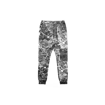 【DEBRAND】吳克群 2015 A/W DEBRAND Brain impact 大腦衝擊系列 Marble POLYSWEATPANTS 大理石 S黑灰