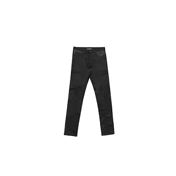 【DEBRAND】吳克群 2014 A/W DEBRAND 甲骨文系列 十字拼接 CROSS PANTSM黑