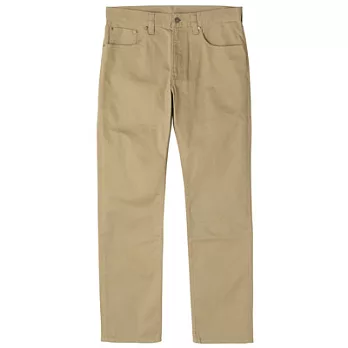 [MUJI 無印良品]男有機棉混斜紋織彈性窄版褲29吋米色