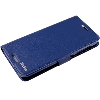 KooPin HTC Desire 620/620G dual sim 商務簡約系列 可立式皮套伯爵藍