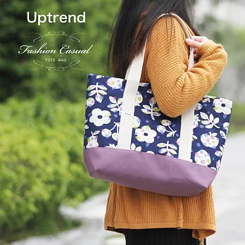 Uptrend FC TOTE BAG/花園裡的燦爛春日(晨紫)