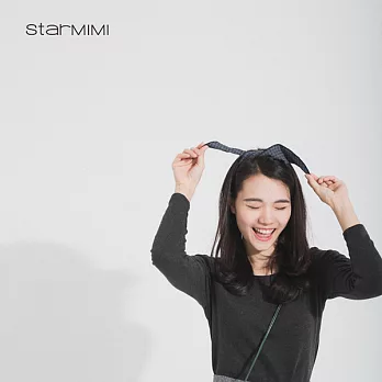 【STARMIMI】細格紋俏麗髮帶FREE芥黃