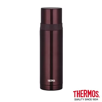 【THERMOS 膳魔師】不鏽鋼真空保溫瓶0.5L(FEI-501-BW)BW(咖啡色)