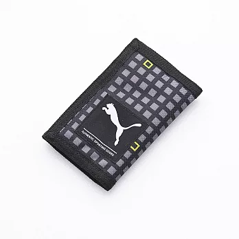 PUMA Academy 皮夾黑格紋