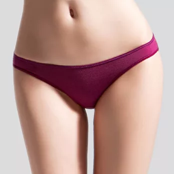 [MIGER密格內衣]超細纖維中低腰三角褲-8626-台灣製-FREE葡萄紫色