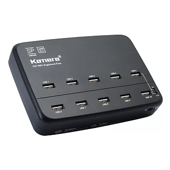 Kamera 10 Port USB電源供應器 SP 10U黑