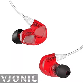 VSONIC VSD3 入耳式耳機顏色版(新版)熱情紅
