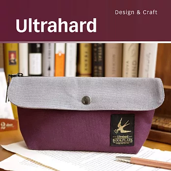 ultrahard Bookplate 藏書票收納包系列- 燕子(紫)