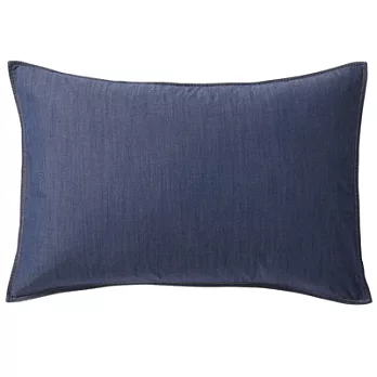 [MUJI 無印良品]棉丹寧枕套/43/藍色