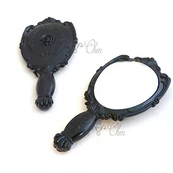 古典玫瑰薔薇迷你手拿鏡-隨身攜帶