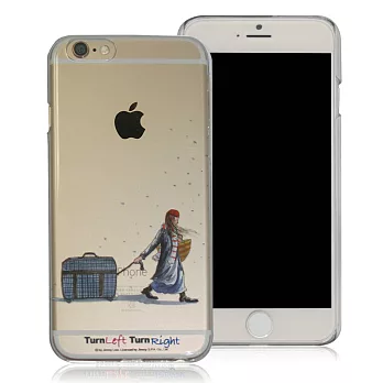 幾米 iPhone6 plus/6s plus (5.5)透明手機殼-雪地女孩