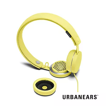 Urbanears 瑞典設計 Humlan 系列耳罩式耳機 ~ 分離式可洗耳帶小雞黃