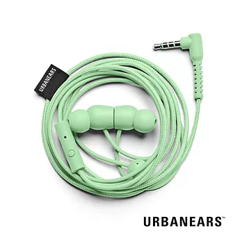 Urbanears 瑞典設計 Bagis 炫彩耳道式耳機冰心綠