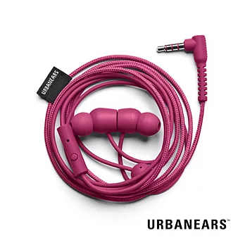 Urbanears 瑞典設計 Bagis 炫彩耳道式耳機果醬紅