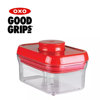 OXO POP 保鮮收納盒(紅色長方 500ml)