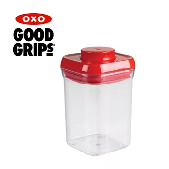 OXO POP 保鮮收納盒(紅色正方 900ml)