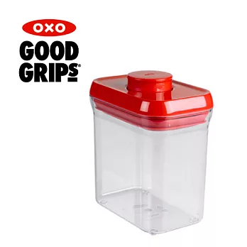 OXO POP 保鮮收納盒(紅色長方 1400ml)